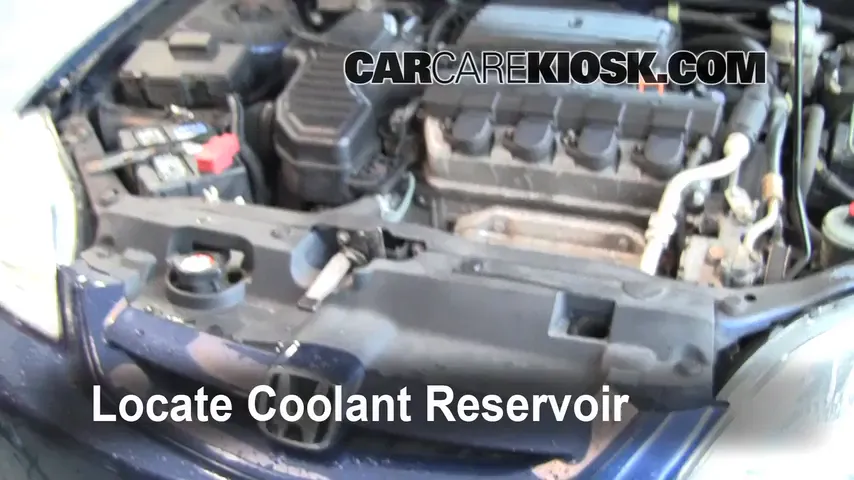 2001 Honda Civic EX 1.7L 4 Cyl. Coupe (2 Door) Coolant (Antifreeze)